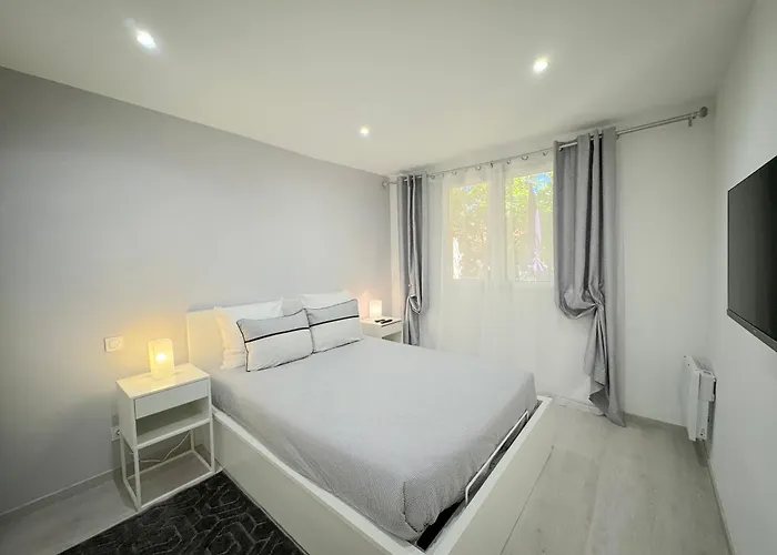 Beau 3p à 4 Min Des Plages Centre Juan Les Pins Appartamento